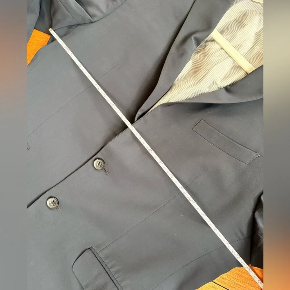 Banana Republic Men’s Dark Navy Slim Fit Blazer Modern Fit Suit Jacket Business